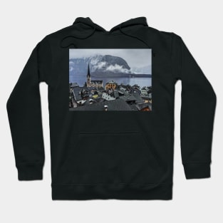 Hallstatt Village Hoodie